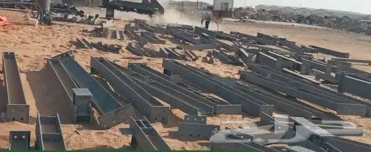 رش رمل وبويه لا جميع انواع المعدات الثقيله ولا الحديد الجديد 0