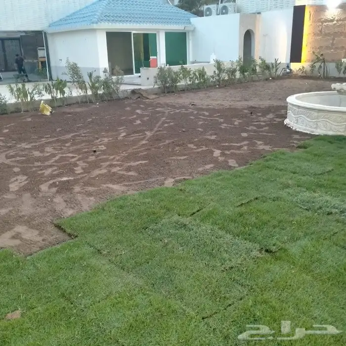 تنسيق حدائق الثيل الطبيعي الاشجار الطبيعي شبكات ري 12