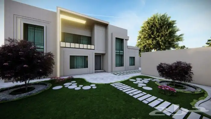 تصميمات عصريه للواجهات واللاندسكيب 0