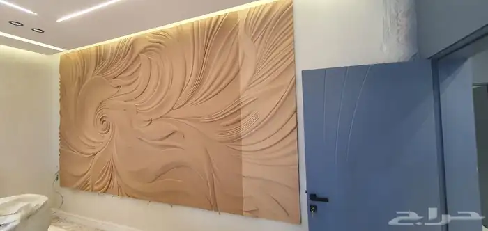 ديكورات داخليه وحفر لوحات 3d ماكينة cnc 7
