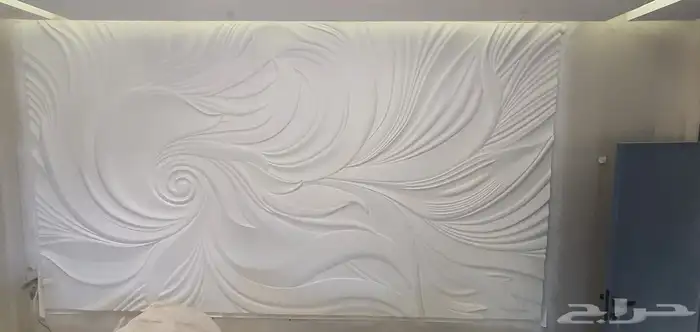 ديكورات داخليه وحفر لوحات 3d ماكينة cnc 3