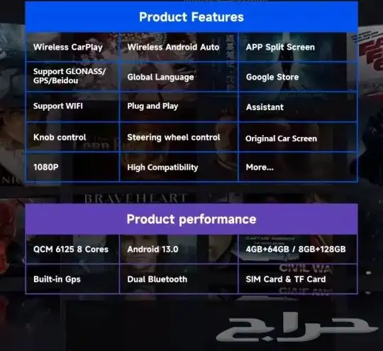 كار بلاي 8 و 4 و 2 جيجا رام اصلي 1