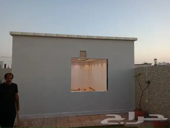 بناء غرفا وملاحق ساندويش بانل وترميم وتشطيب وجلسات 3