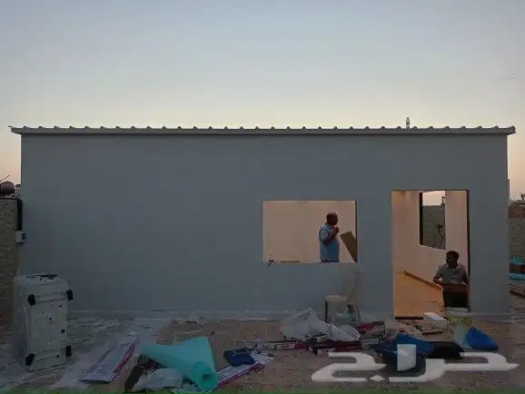 بناء غرفا وملاحق ساندويش بانل وترميم وتشطيب وجلسات 4
