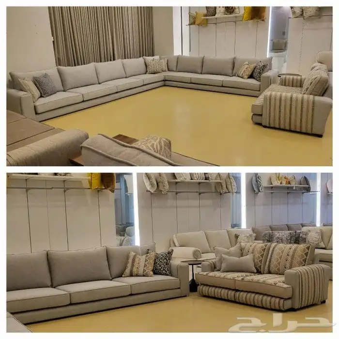 كنب زاويه مودرن تصميم أمريكي 23