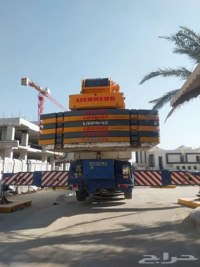 كرين خمسين طن للايجار خمسه وعشرون طن للايجار يومي شهري اقرب 4