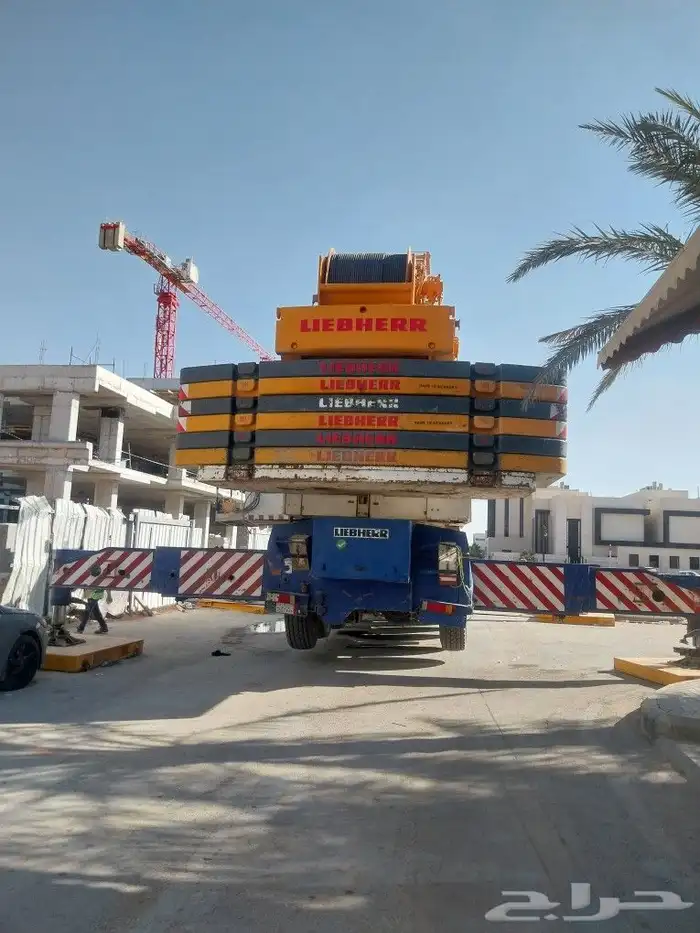 كرين خمسين طن للايجار خمسه وعشرون طن للايجار يومي شهري اقرب 3