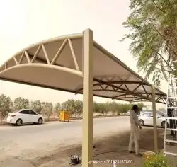 حداد مضلات سيارات الدمام مظلات سواتر برجولات تنسيق حدائق 3