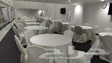 كراسي احمر ذهبي شفاف اكريليك وطاولات جميع الأشكال 15