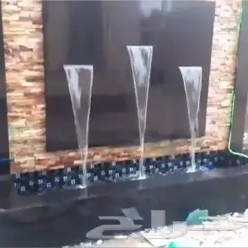 شلالات ونوافير وتركيب العشب الصناعي 0