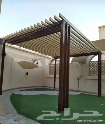 حداد مضلات سيارات الدمام مظلات سواتر برجولات تنسيق حدائق 6