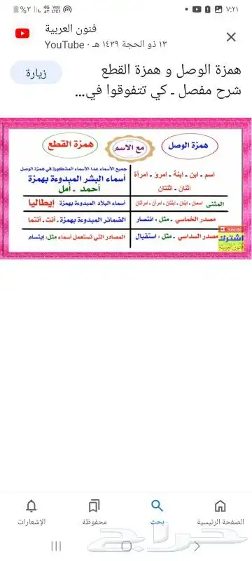 معلم تأسيس ومتابعة لغتي رياضيات انجليزي 7