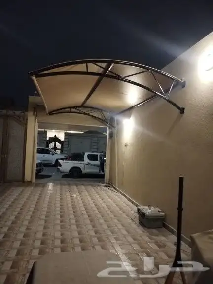 حداد مضلات سيارات الدمام مظلات سواتر برجولات تنسيق حدائق 14