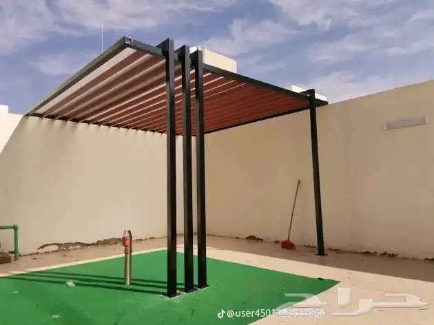 حداد مضلات سيارات الدمام مظلات سواتر برجولات تنسيق حدائق 5