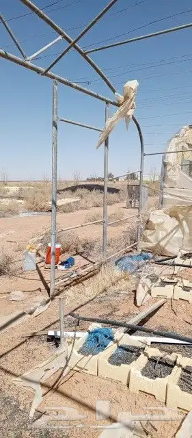 فك تركيب بيوت محميه عادي ومكيفه وبيوت دواجن 2