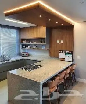 مطابخ خشب ألماني ومطابخ صاج والمنيوم ورخام صناعي وبورسلان 5