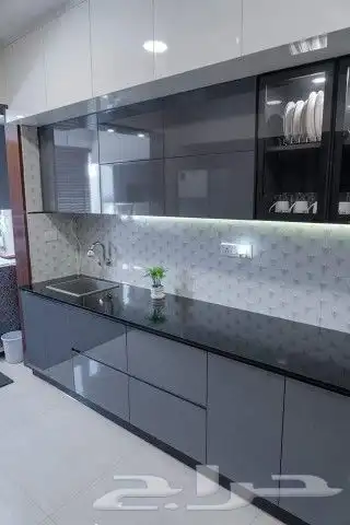 مطابخ خشب ألماني ومطابخ صاج والمنيوم ورخام صناعي وبورسلان 7