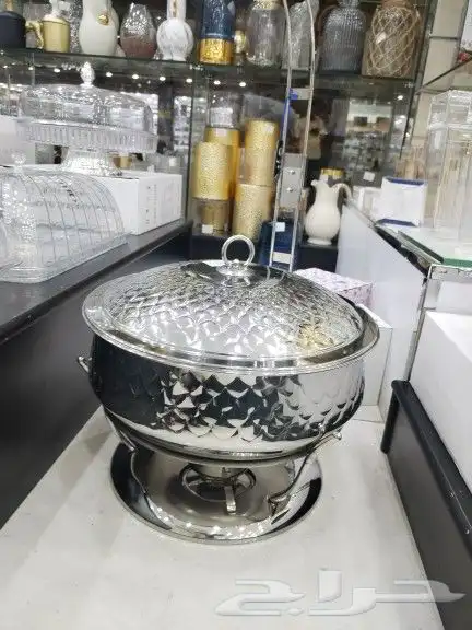 تشكيلة سخانات بوفيه اكل فضية اعاشة فاخره هندية 3