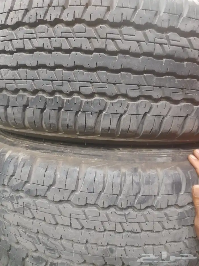 كفرات دلوب جيب لند كروزر مقاس 18 خوات الجديد تاريخ بدايه 23 8