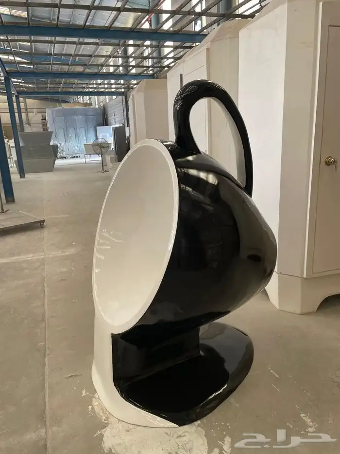 مجسم كرسي قهوة فايبرجلاس 0