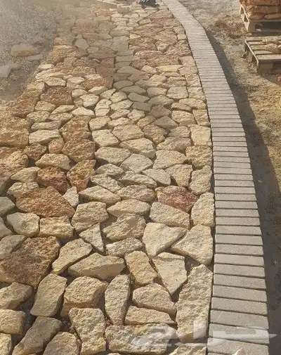 تركيب حجر طبيعي 3