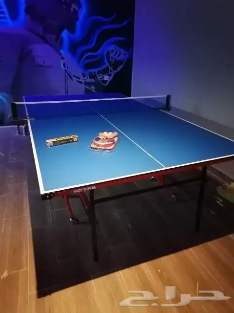 طاولات بلياردو خشب ورخام تنس هوكي فرفيرة جديد طاولة 4 بواحد 5