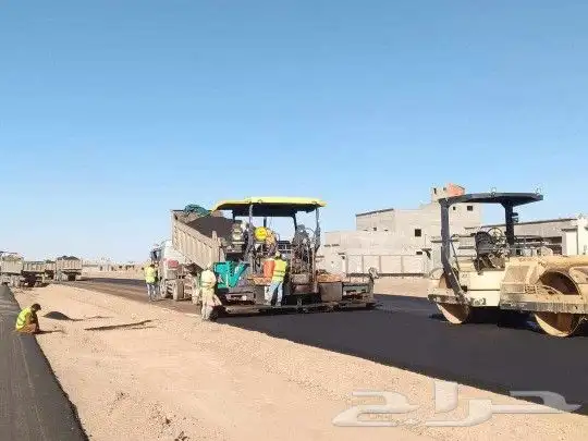 مؤسيسه الحياه لي عمل جميع انواع الاسفلت 5