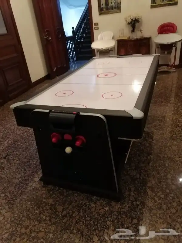 طاولات بلياردو خشب ورخام تنس هوكي فرفيرة جديد طاولة 4 بواحد 13