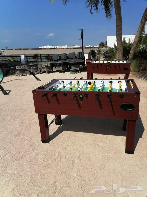 طاولات بلياردو خشب ورخام تنس هوكي فرفيرة جديد طاولة 4 بواحد 40