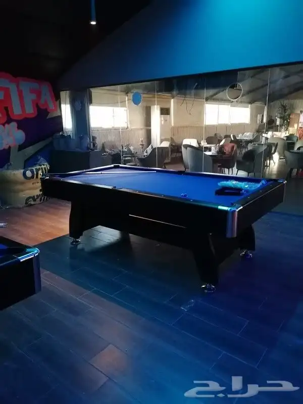 طاولات بلياردو خشب ورخام تنس هوكي فرفيرة جديد طاولة 4 بواحد 7