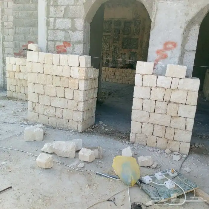 نقوم بعمال الحجر تلبيس وبنا في جميع أنحاء المملكة 5