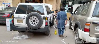 قطع وتحويل نيسان باترول فتك اسطبات مكحل واحمر صدام مع لحيه 4