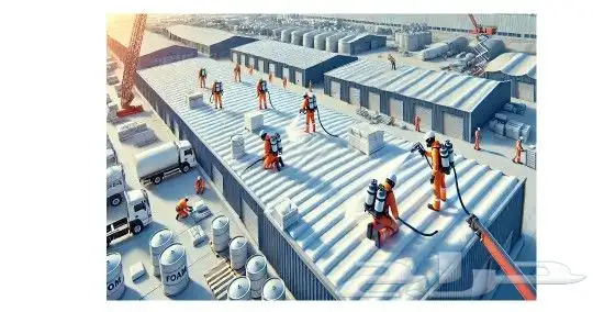 شركة عوازل اسطح فوم مائي حراري عزل خزانات كشف تسريب المياه 2