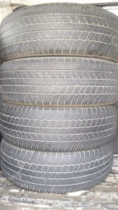 طقم كفرات دنلوب مقاس 225 65 17 0