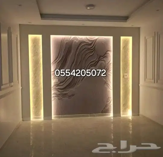 ديكور واجهة مجلس 3d 0