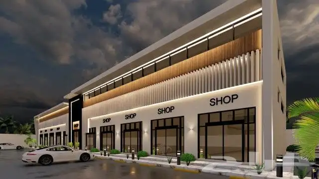 تصميم مبنئ تجاري 2