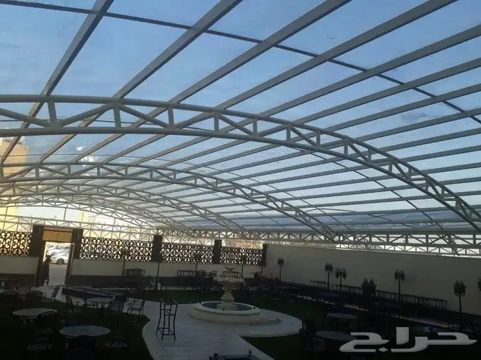 مظلات وسواتر هناجر سندويش بنل سواتر هناجر مستودعات 15