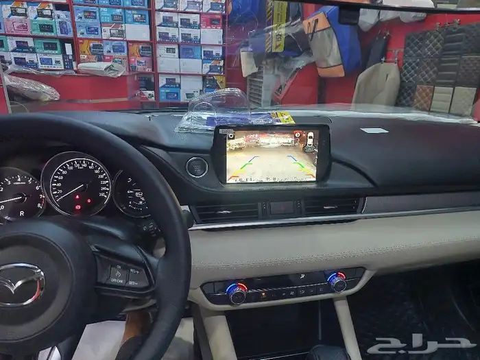 اضافه كاميرا علي شاشه وكاله Mazda 6 موديل 2025 2