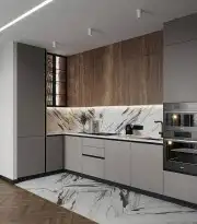 تفصيل مطابخ خشب ودواليب ملابس ومطابخ صاج والمنيوم ورخام 6