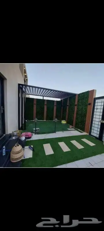 مضلات سواتر. ديكور. اصباغ عشب صناعي 6