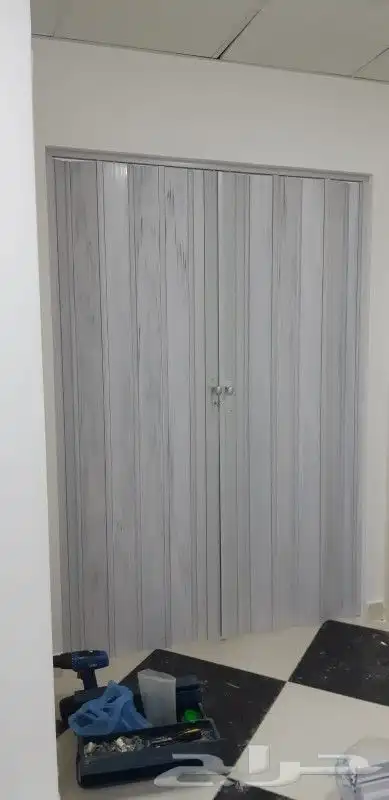 ابواب سحاب جلد او بلاستيك عازل صوت المنار 6
