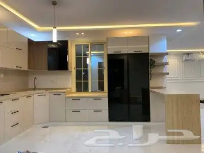 تفصيل مطابخ خشب ودواليب ملابس ومطابخ صاج والمنيوم ورخام 2