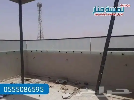 زجاج 12 ملي سواتر للبلكونات والبيوت 1