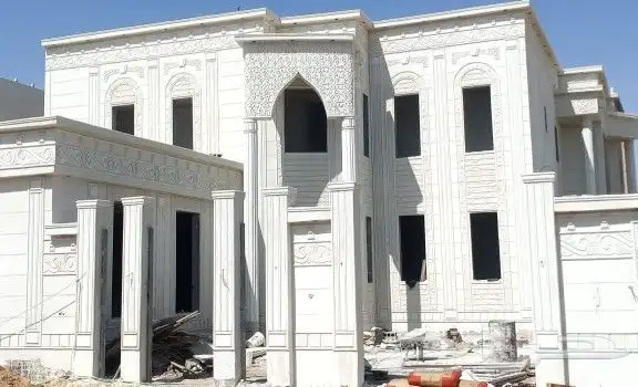 ديكور خارجي بديل الحجر الطبيعي لياسه ملونه كسررخام اسباني در 10