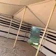 بيوت شعر ابيض جميع المقاسات ضد المطر وشمس فرش مشبات 3