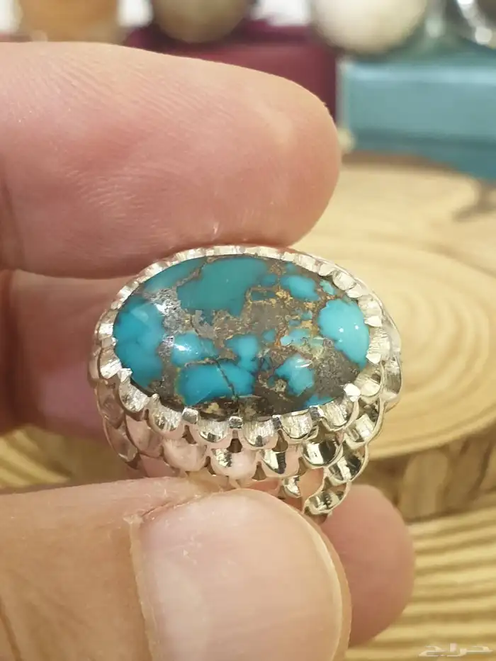 خاتم فيروز نيشابوري شبكي 5