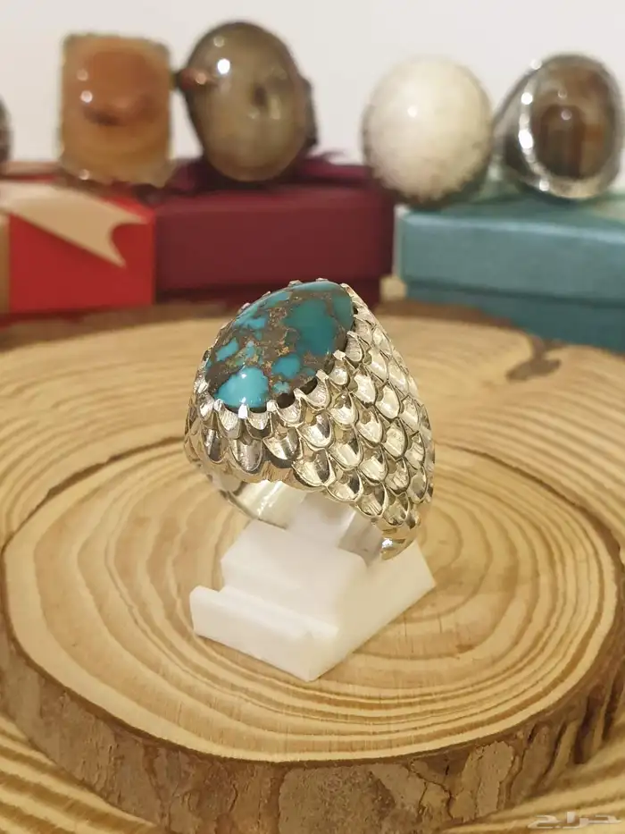 خاتم فيروز نيشابوري شبكي 9