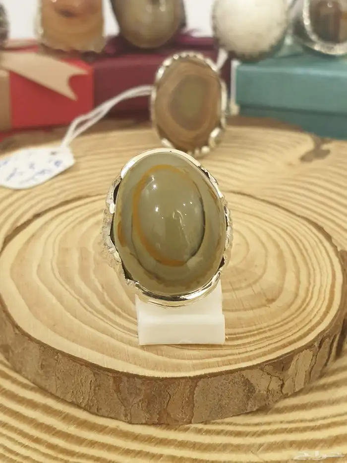 خاتم عقيق يماني سليماني شبوه نوادر 8