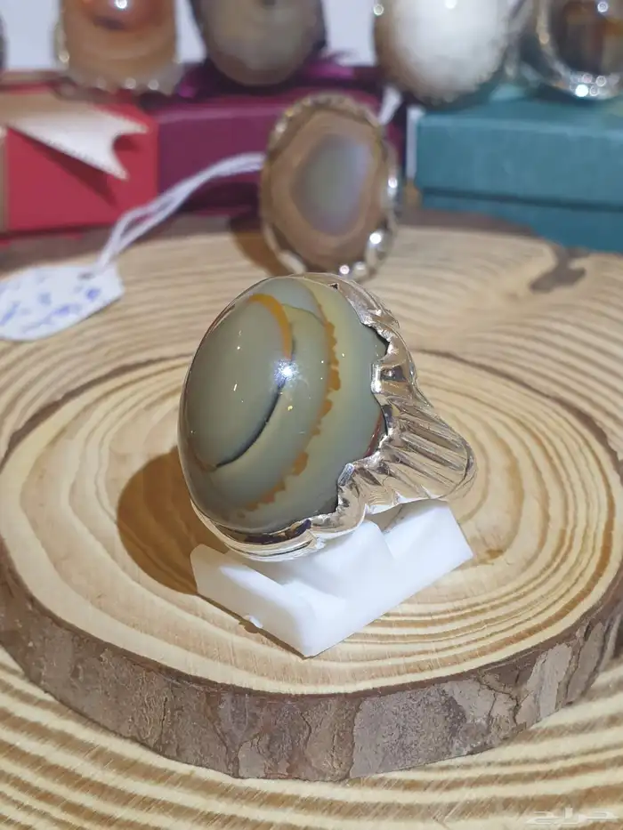 خاتم عقيق يماني سليماني شبوه نوادر 4