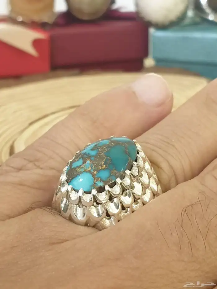 خاتم فيروز نيشابوري شبكي 4